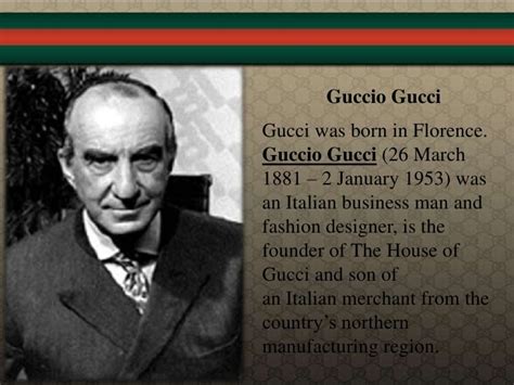 italian fashion designers gucci|who was gucci founded by.